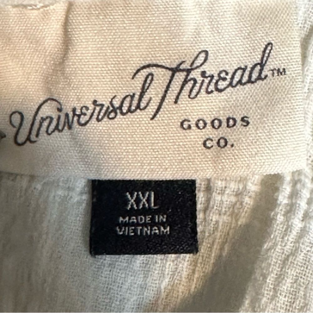 Universal Thread Women’s White Gauzy Sleeveless Top Sz XXL - Picture 2 of 6
